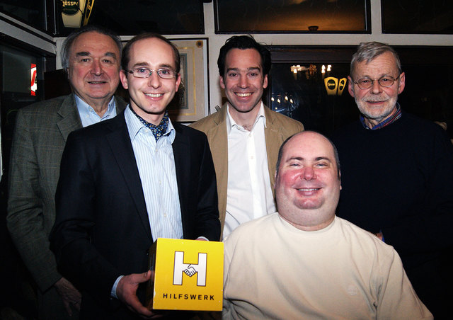 Der neue Vorstand: Kassier Walter Wurmitzer, Obmann Albrecht Oppitz, Obmann-Stv. Andreas Kirnberger, Internetreferent Michael Matous und Schriftführer Hans Jedliczka | Foto: Preiser