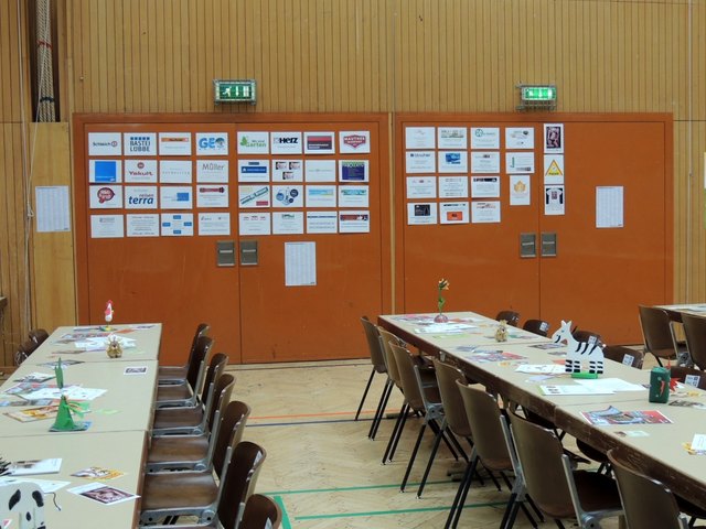 Unsere "Sponsorenwand"