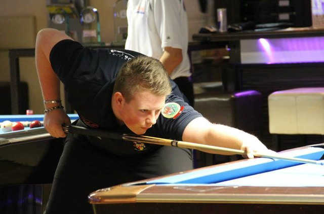 Clemens Schober (17) ließ sich selbst von den routiniertesten Spielern nicht beeindrucken und wurde schließlich 3er!