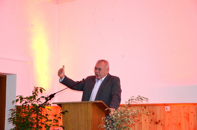 Alfred Gusenbauer bei seinem Referat.