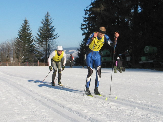 Markus Gletthofer (vorne), der Erfinder des Joglland-Vasalaufes, war schnellster Mann aus dem Bezirk. | Foto: KK