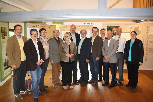 Vertreter der Region und des Landes OÖ mit Leader- und Regionalmanagern.