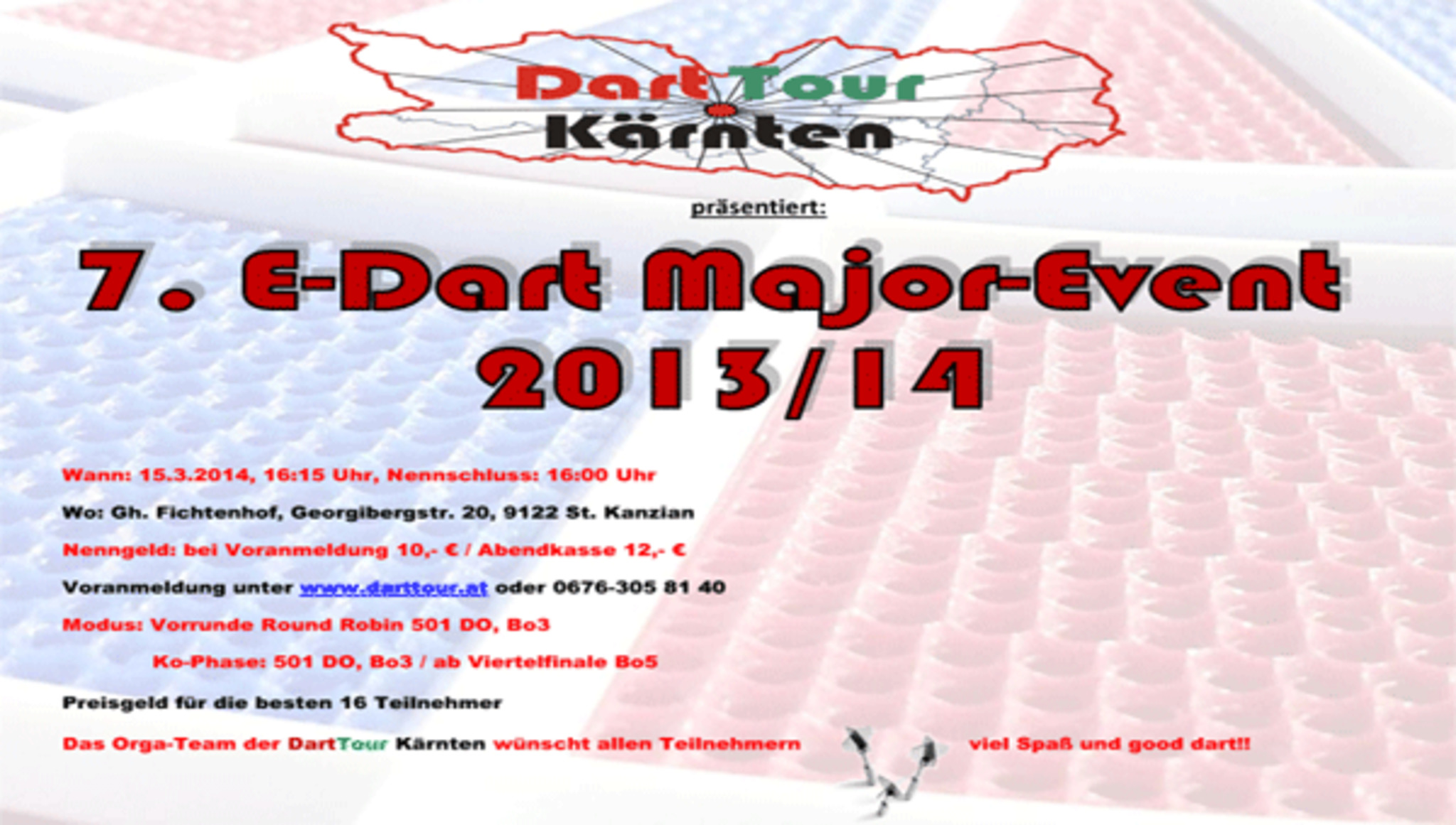 7. DartTour Kärnten EDart MajorEvent Klagenfurt
