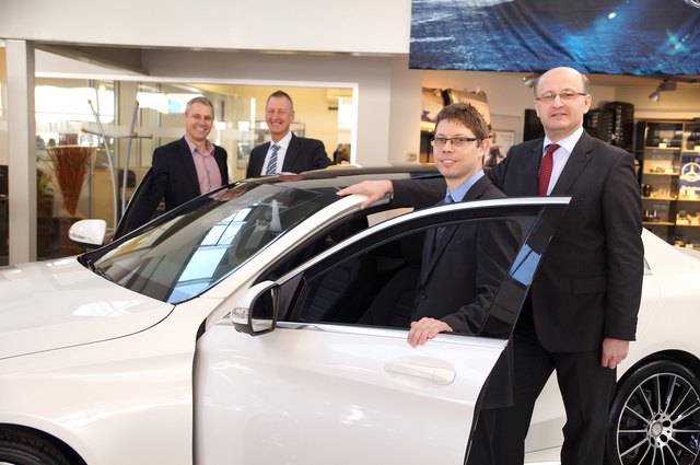 Mercedes Wiesenthal plant im Raum St. Pölten einen Marktanteil von vier Prozent. Dazu beitragen soll mitunter die neu im Autohaus präsentierte C-Klasse.
