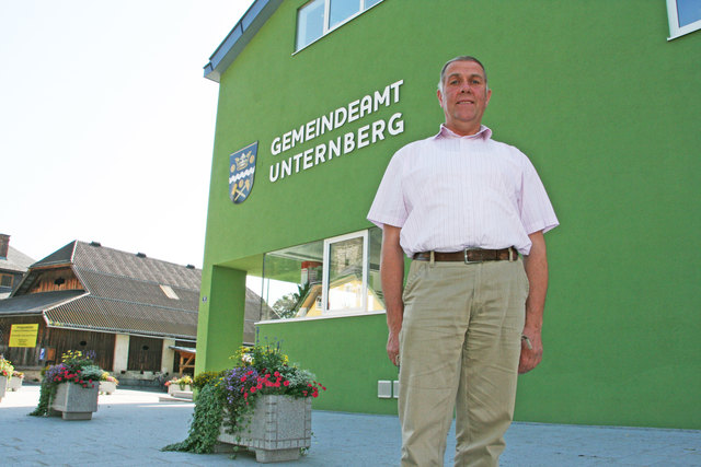 Unternbergs Ortschef Josef Wind.