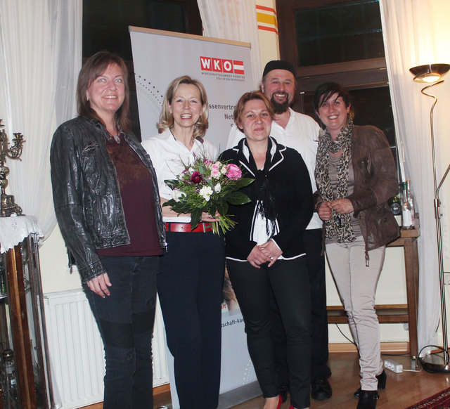 Gudrun Dörflinger, Ingrid Bachler, Sabine Lobner-Tripold, Gottfried Bachler und Nicole M. Mayer
