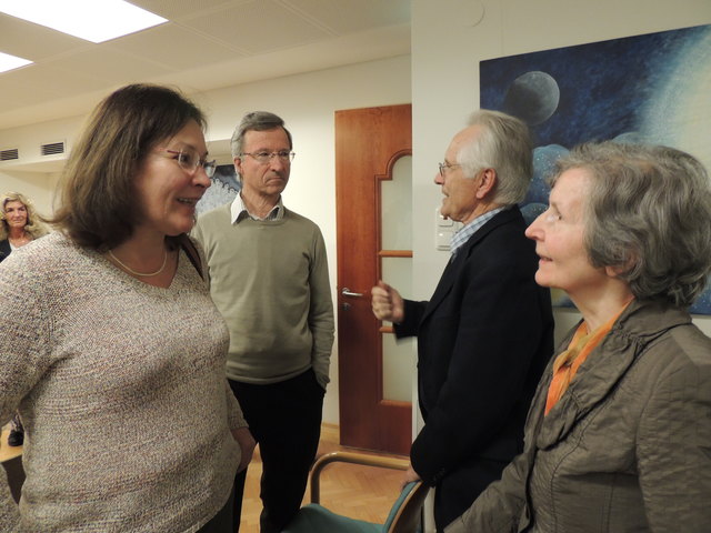 Künstlerinnen im Gespräch: Maria Kucher, Irene Terpetschnig und Ehepartner