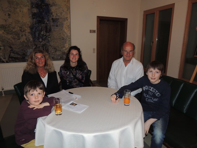 Familie der Ausstellerin