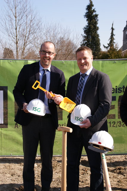 Spatenstich für neun Mietwohnungen in Lambrechten - Ried