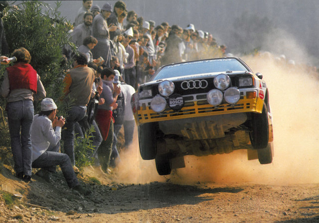 Der legendäre Audi Quattro ist der Mittelpunkt beim Rallyelegenden-Treffen. | Foto: © Gr. B. Rallyelegenden / Peter Freisinger