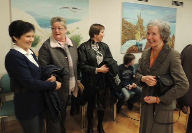 Malgruppe 60 plus minus aus Völkermarkt und Irene Terpetschnig