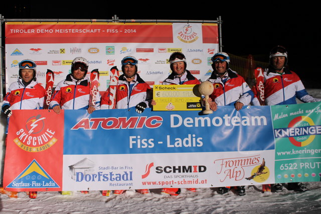 So sehen Sieger aus: Das Atomic-Demoteam von der Skischule Fiss-Ladis holte sich vor Heimpublikum den Titel