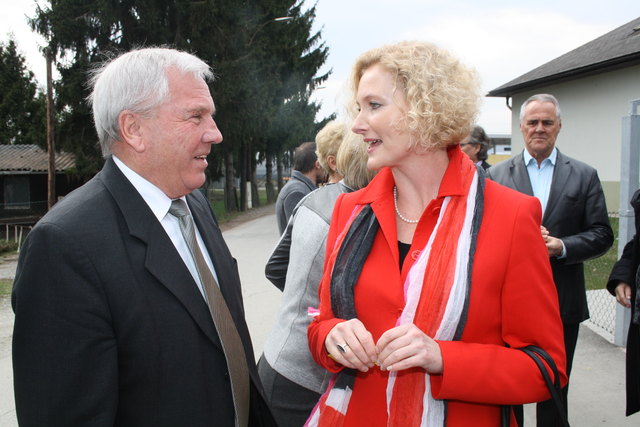 Bgm. Adolf Pellischek und NRAbg. Karin Greiner