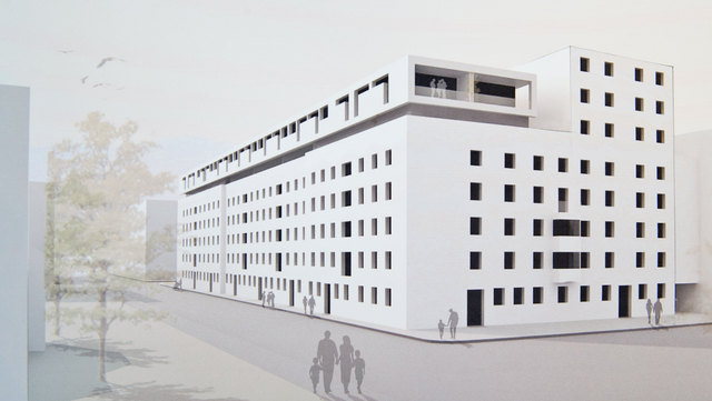 Die Neue Heimat saniert 95 Wohnungen in der Bruckner- und Hugo-Wolf-Straße. | Foto: Quelle: Arch. Reitter