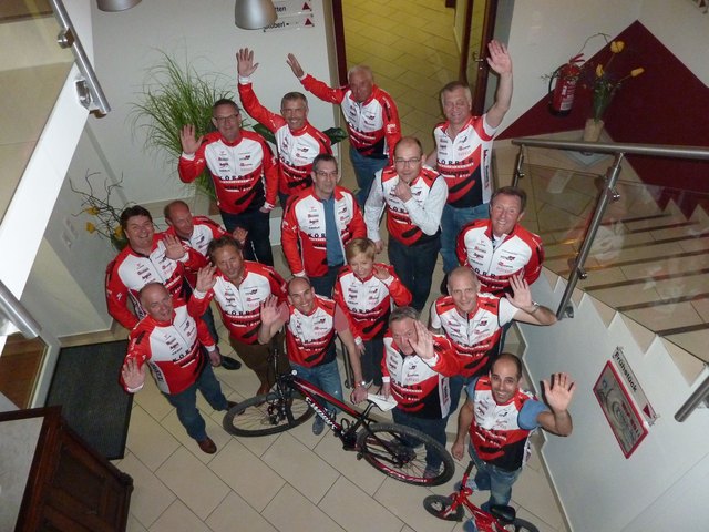 Freuen sich schon auf die neue Radsaison: Die Mitglieder des RC Elektrotechnik!