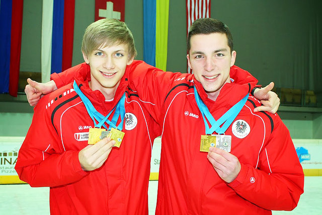 Martin Schwarzl und Mario Weingartmann (r.) freuen sich über ihre Erfolge. | Foto: KK