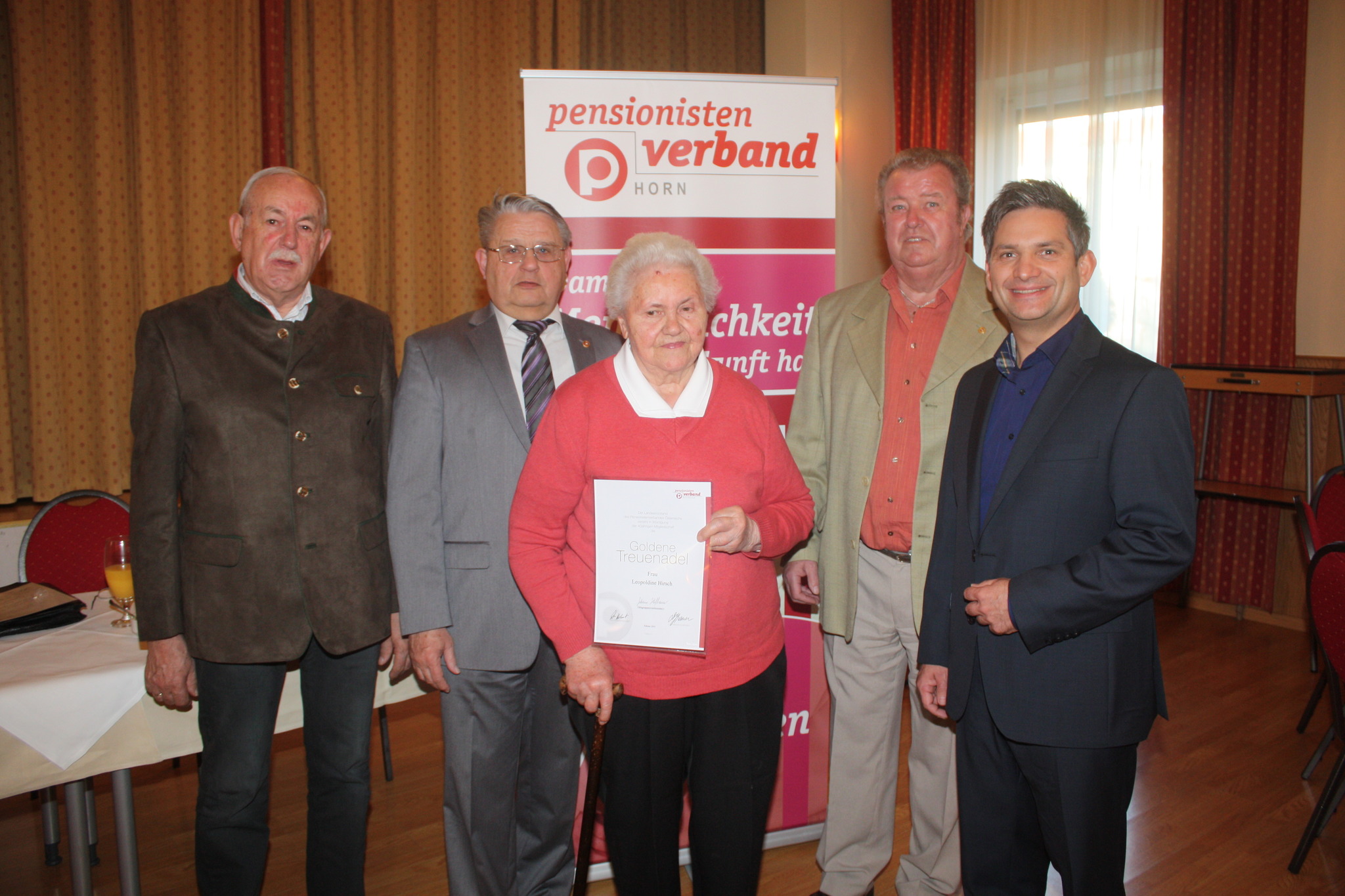 Ehrungen 2014 mit LR Ing. Maurice Androsch Horn