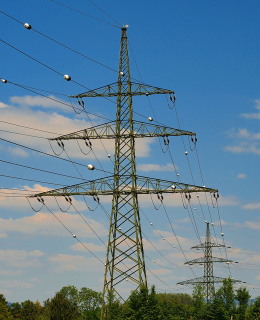 Teil Der Elektrischen Freileitung 110 kV-Freileitung - Thema auf meinbezirk.at