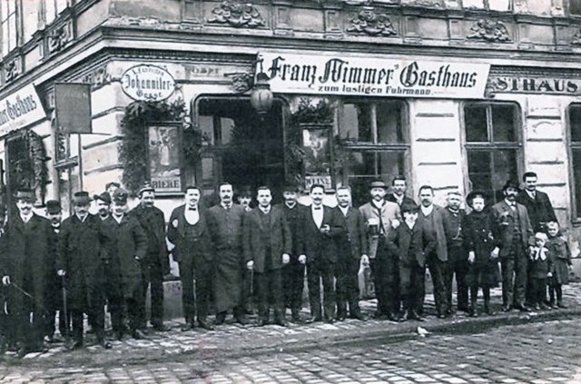 Das Gasthaus "Zum lustigen Fuhrmann"
