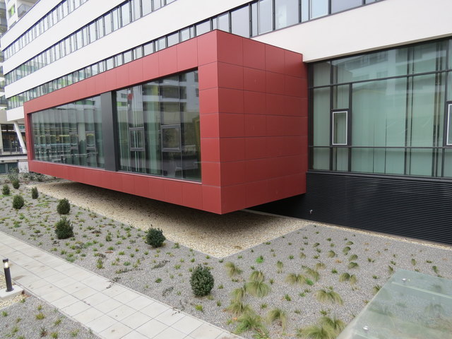 Tolle Fassade am Haus des base 22 in der Erzherzog-Karl-Straße. | Foto: Krammer
