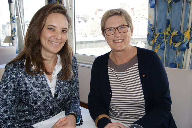 Ulrike Haider mit ihrer Tante, BZÖ-Landesobfrau Ursula Haubner aus Bad Hall. | Foto: Thöne