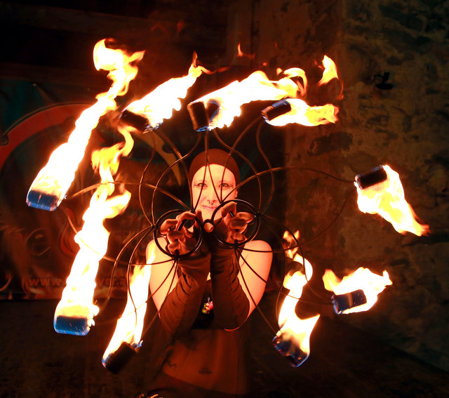 Jaqueline Singer von den "Fire Flyer".