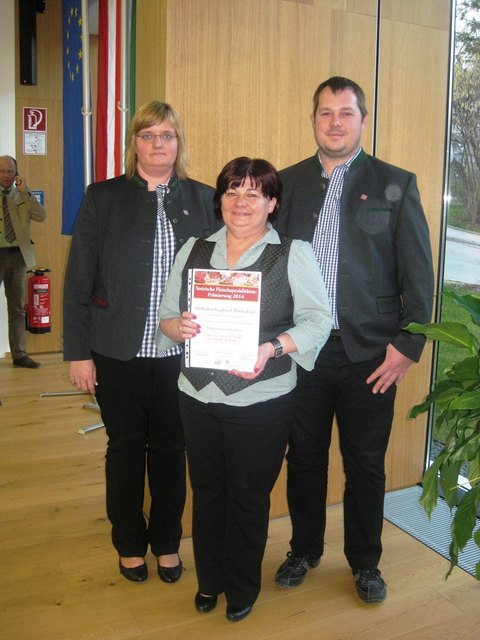 Die Produkte von Silvia Thorschütz (Mitte) haben nationale Anerkennung gefunden. | Foto: Privat