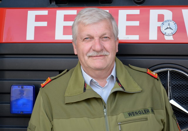 Oberbrandrat Alois Wengler, Bezirkskommmandant der FF, tritt zur Neuwahl am 31. März nicht mehr an.