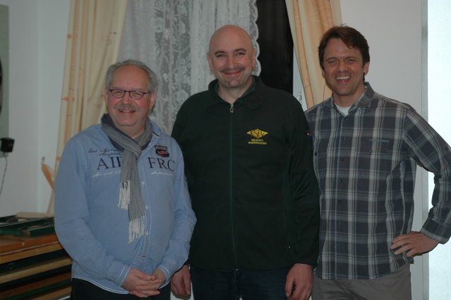 Erfolgreiche Zusammenarbeit: Karl J. Mayerhofer, Erich Bamberger und Stefan Burger.