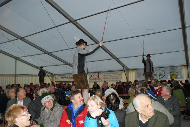 Die Wagrainer Goaßlschnalzer in Aktion