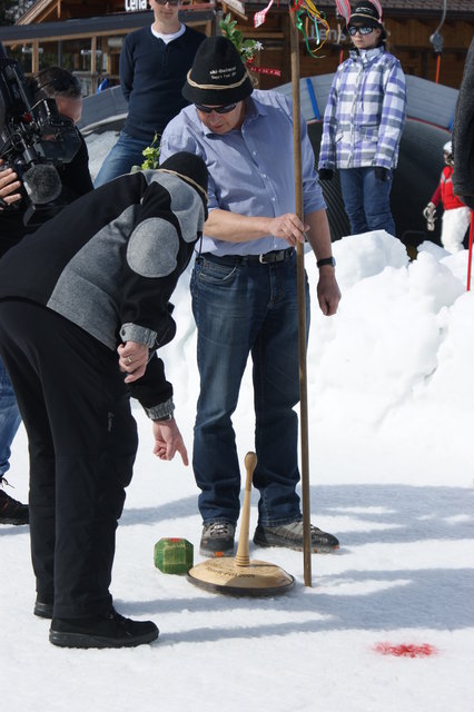 Die beiden Moar staunten über das "Massl"