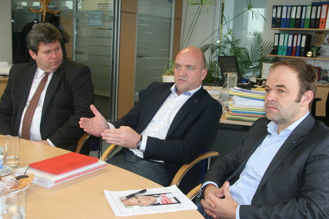 Günter Franz, Markus Wieser und Günter Kraft. | Foto: Zeiler