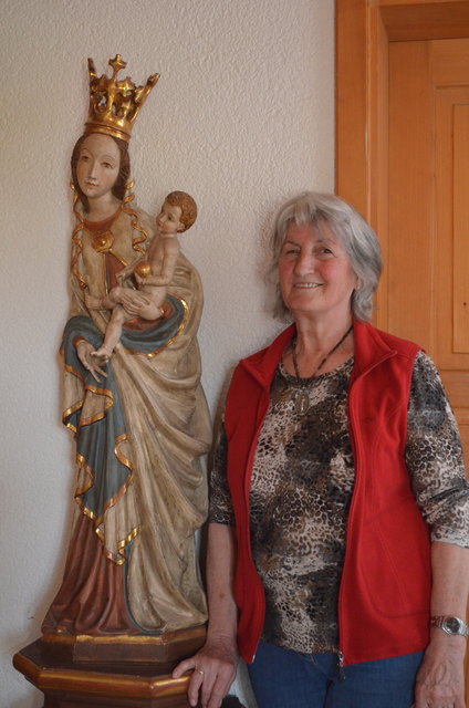 Monika Freißmuth aus Oberstorcha bemüht sich durch ihre Restaurationsarbeit um alte Kulturgüter.