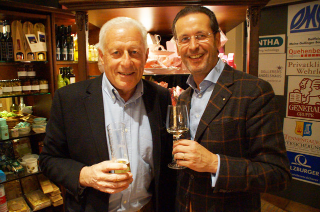 Claudius Neumayr, Segafredo Zanetti, mit Wolfgang Schneider, Siemens AG.