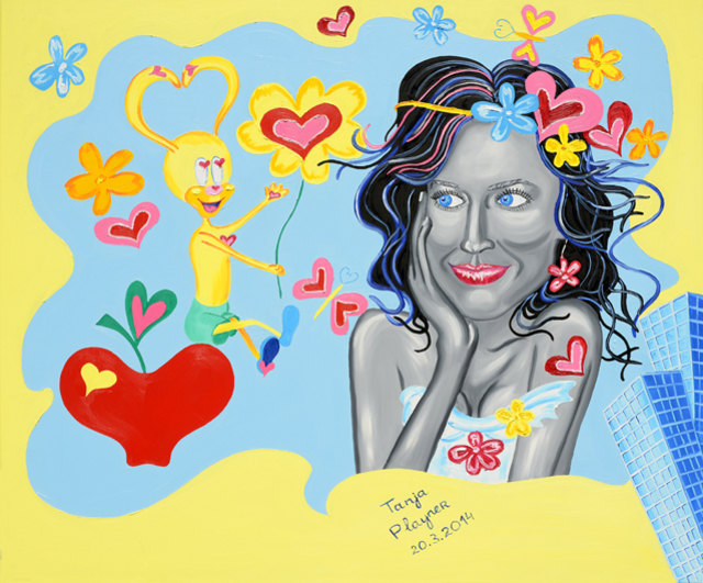 Katy Perry Pop Art - Pop Art von Tanja Playner " With Katy Perry around the world"