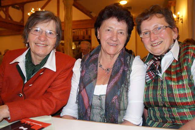 Anna Ott, Ernestine Gramberger und Marianne Fuchs.