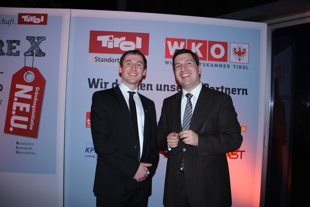 Die Ansprechpartner bei Fragen: Stefan Scholze, Teamleiter WK Gründerservice und Marcus Hofer, Leiter Standortentwicklung Standortagentur Tirol