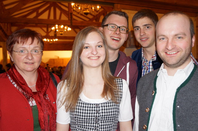 Traudi, Anna, Markus, Thomas und Martin.
