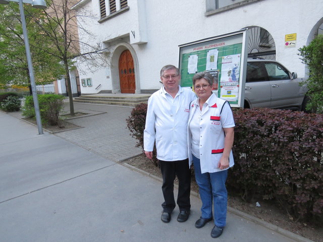 Hilfsbereit: Getrude und Emmerich Rongits unterstützen die Kirche Allerheiligen-Zwischenbrücken seit über zehn Jahren.