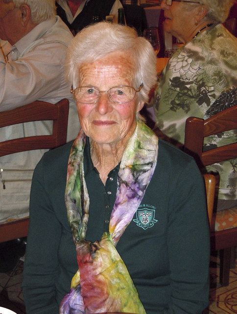 Maria Simon feierte mit ihrem Seniorenbund Margarethen ihren 84. Geburtstag. | Foto: V. Krautwaschl