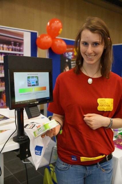 Ursula Gössl informierte über die an der Fachhochschule entwickelte elektronische Einkaufshilfe für eine "zuckerbewusste" Ernährung, die bereits im Spar-Markt Binder in Lilienfeld existiert.
