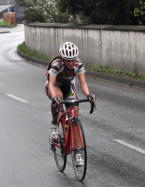 Sandra Seidenhofer- fuhr als U23-Teilnehmerin in der U17-Klasse mit.