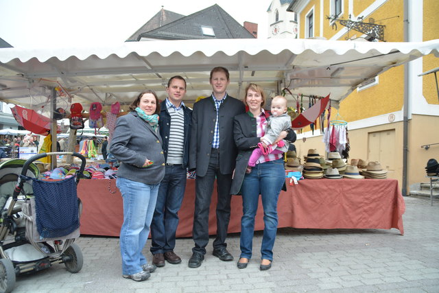 Andrea Wischenbart und Berhard Funk, sowie Wolfgang, Christina und Barbara Pöhacker.
