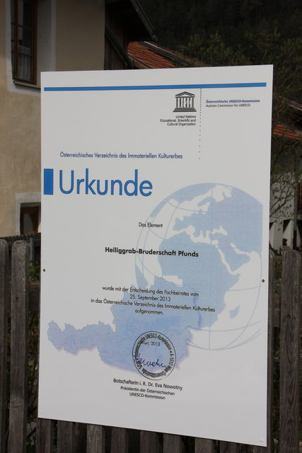 Urkunde der UNESCO