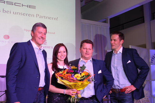 GF G. Mairhofer freute sich mit Grüll und M. Mairhofer (v.l.n.r.) über einen gelungenen Abend.