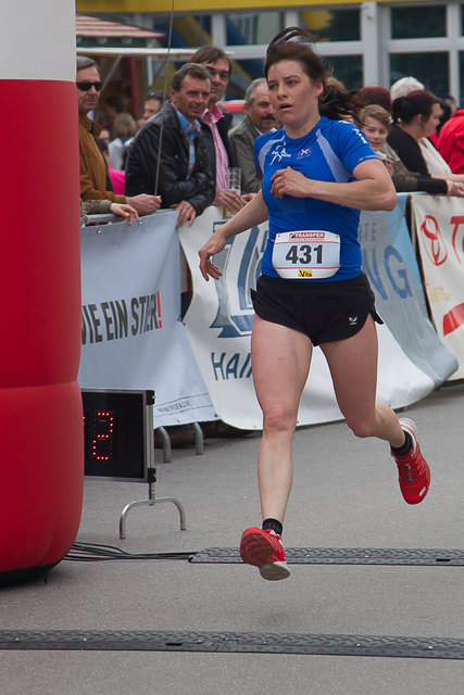 Die Siegerin des Laufes über fünf Kilometer: Michaela Zöchbauer vom LC Mank. | Foto: privat