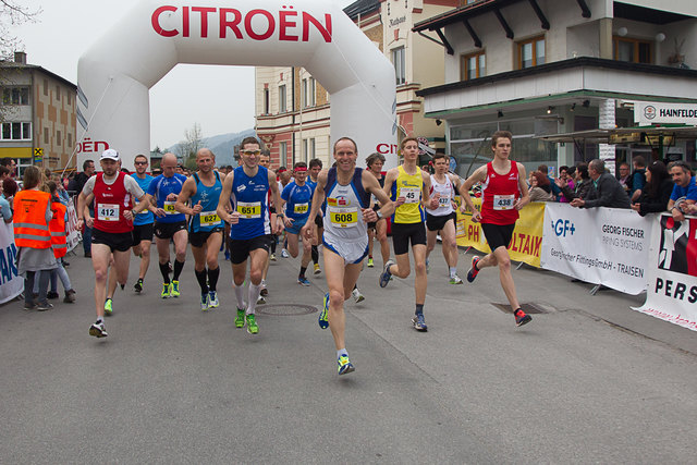 Beim Start des Hauptlaufes waren die Ahtleten noch bestens gelaunt. | Foto: privat
