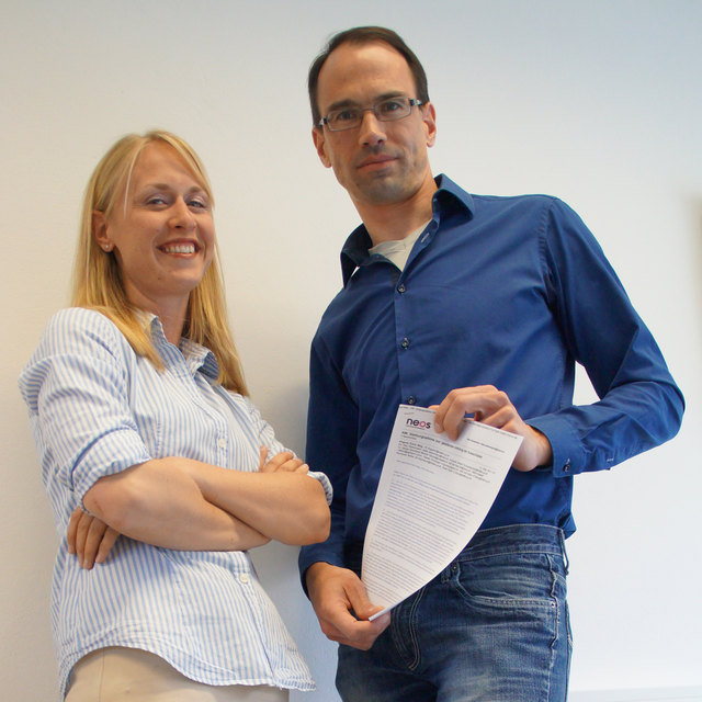 Maria Birenti und Alexander Eisenmann sagen: "Herr Bürgermeister, so nicht mit uns!"