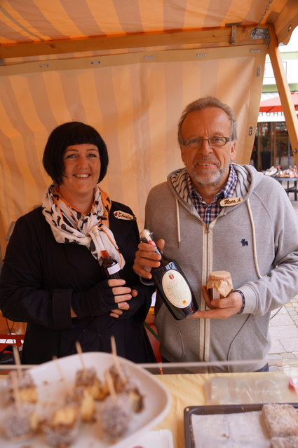 Christine Perkmann und Johann Pöhl von "Johann's Feinkost & Delikatessen".
