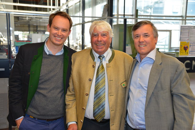 Philipp Berkessy, Hans Köstner und Edmund Müller im SZF.